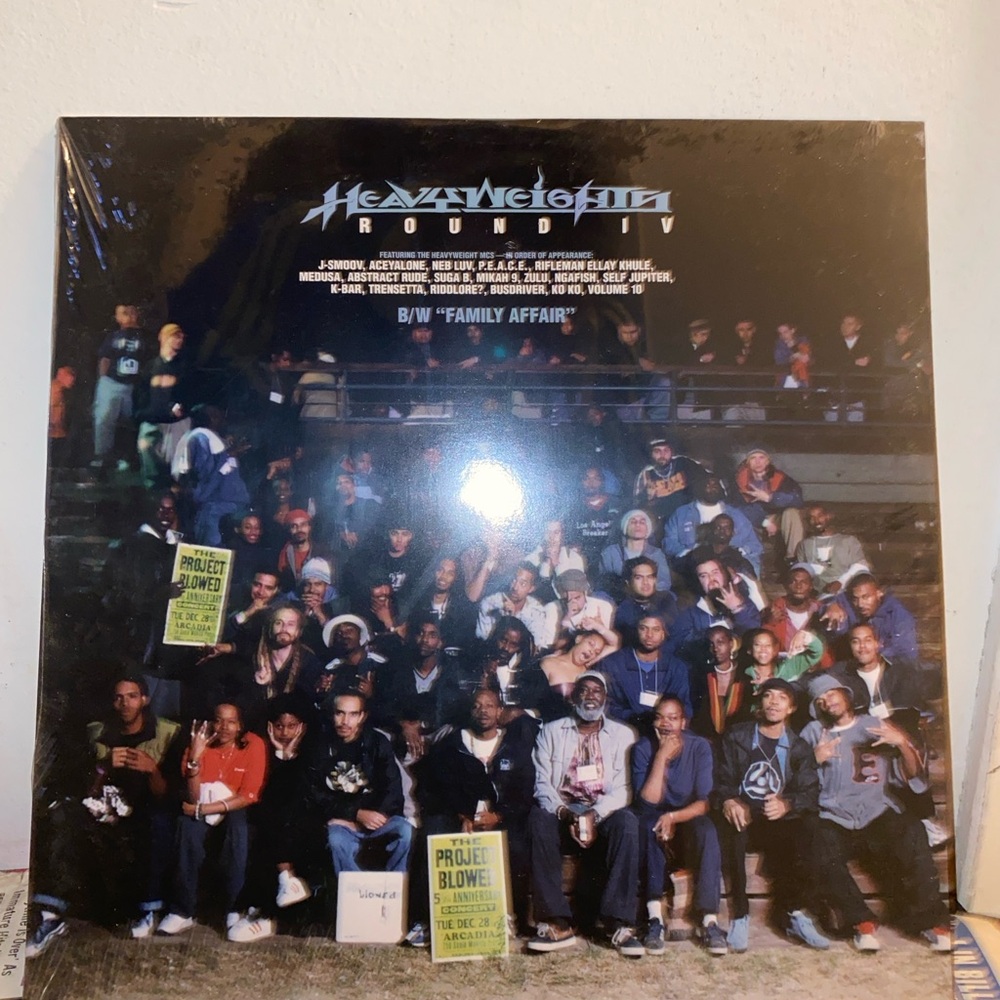 Mikah9 Medusa ngafish rifleman Heavyweights round IV vinyl record 12" sealed new